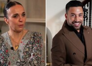 Amanda Abbington在Giovanni Pernice面前展示了“牺牲”的信息